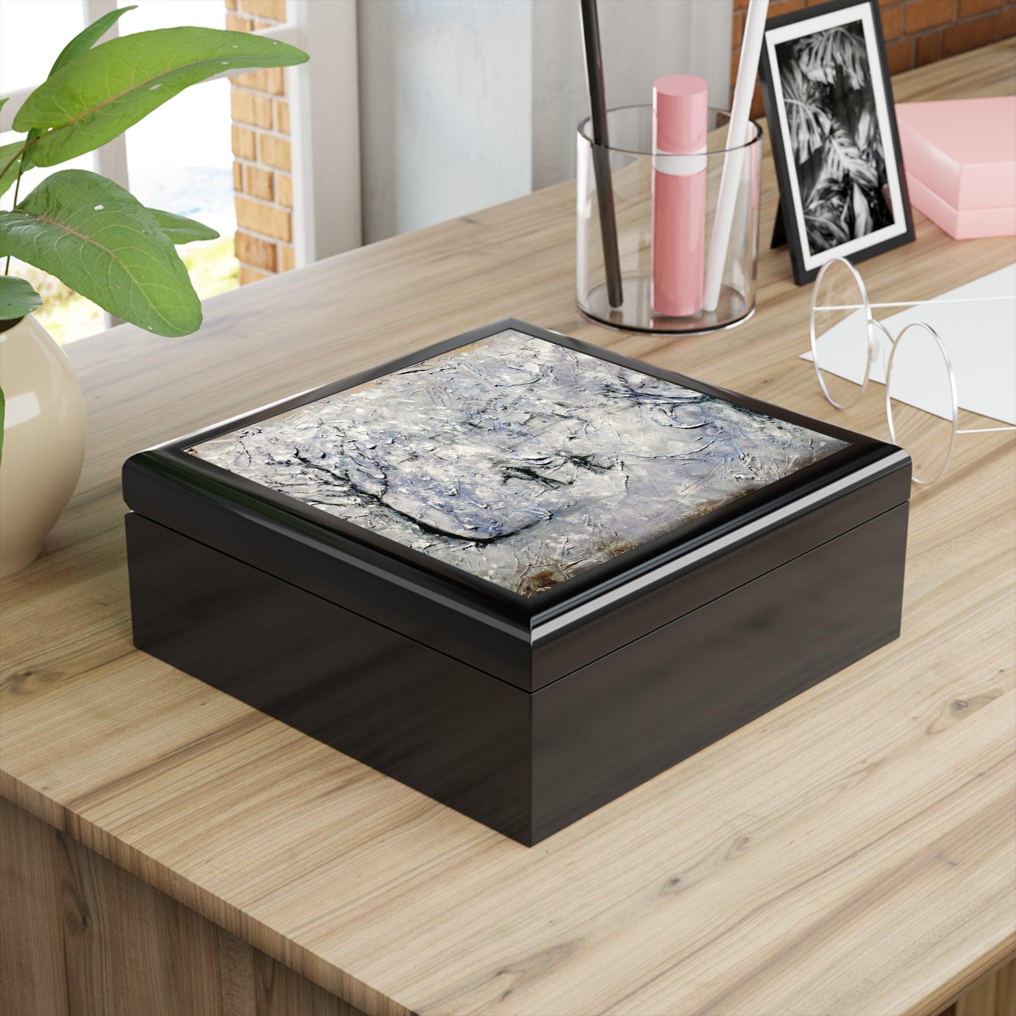 Father Daughter Snow | Art Jewellery Box | Scotland