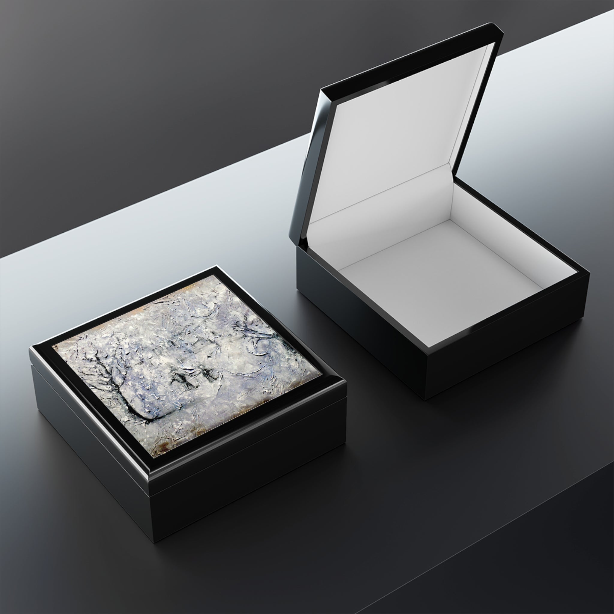 Father Daughter Snow | Art Jewellery Box | Scotland