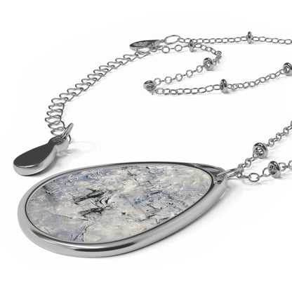 Father Daughter Snow Art Necklace | Scottish Art Gifts