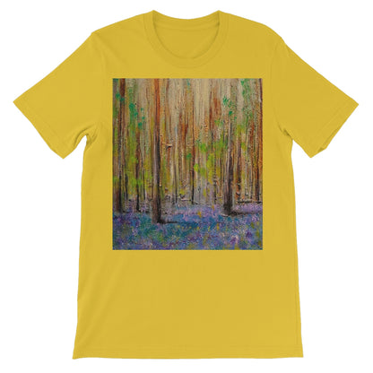 Highland Bluebells Unisex Short Sleeve T-Shirt | Scottish Art Gifts