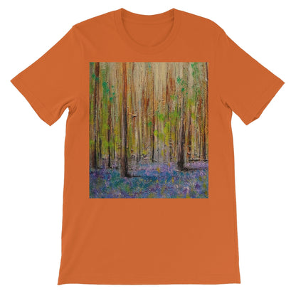 Highland Bluebells Unisex Short Sleeve T-Shirt | Scottish Art Gifts
