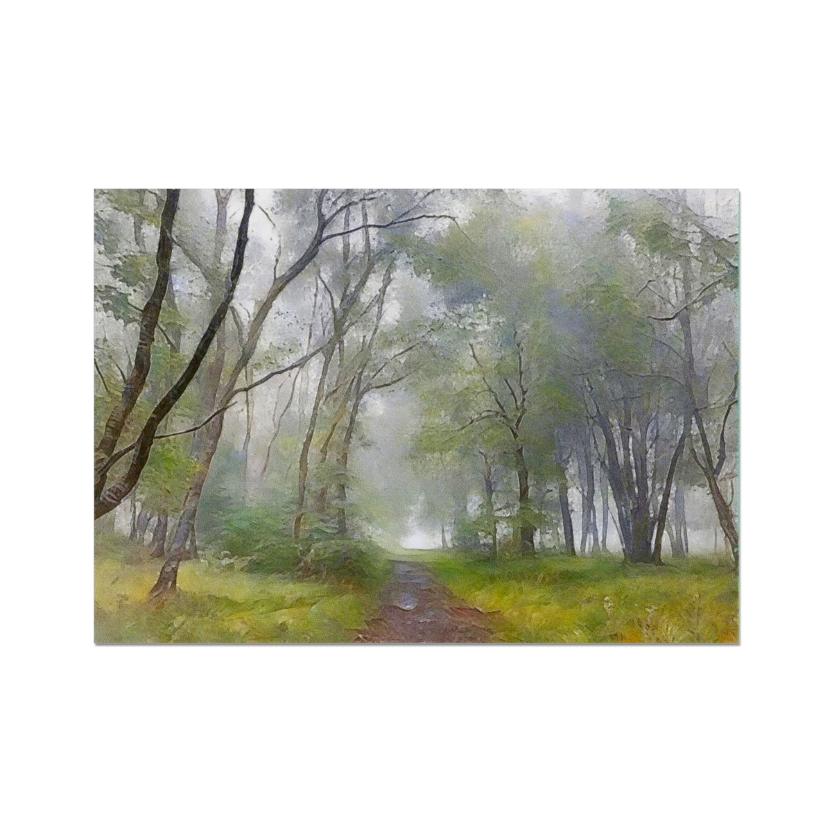 The Path To The Highland Mist Painting | Fine Art Prints From Scotland