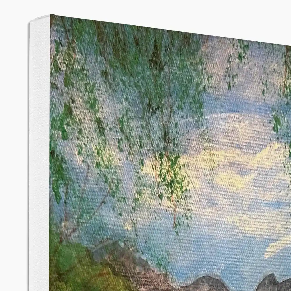 Firkin Point Loch Lomond Canvas - Lochs & Mountains Art Gallery Scotland Worldwide Shipping Scottish and Paintings Prints by Artist Hunter