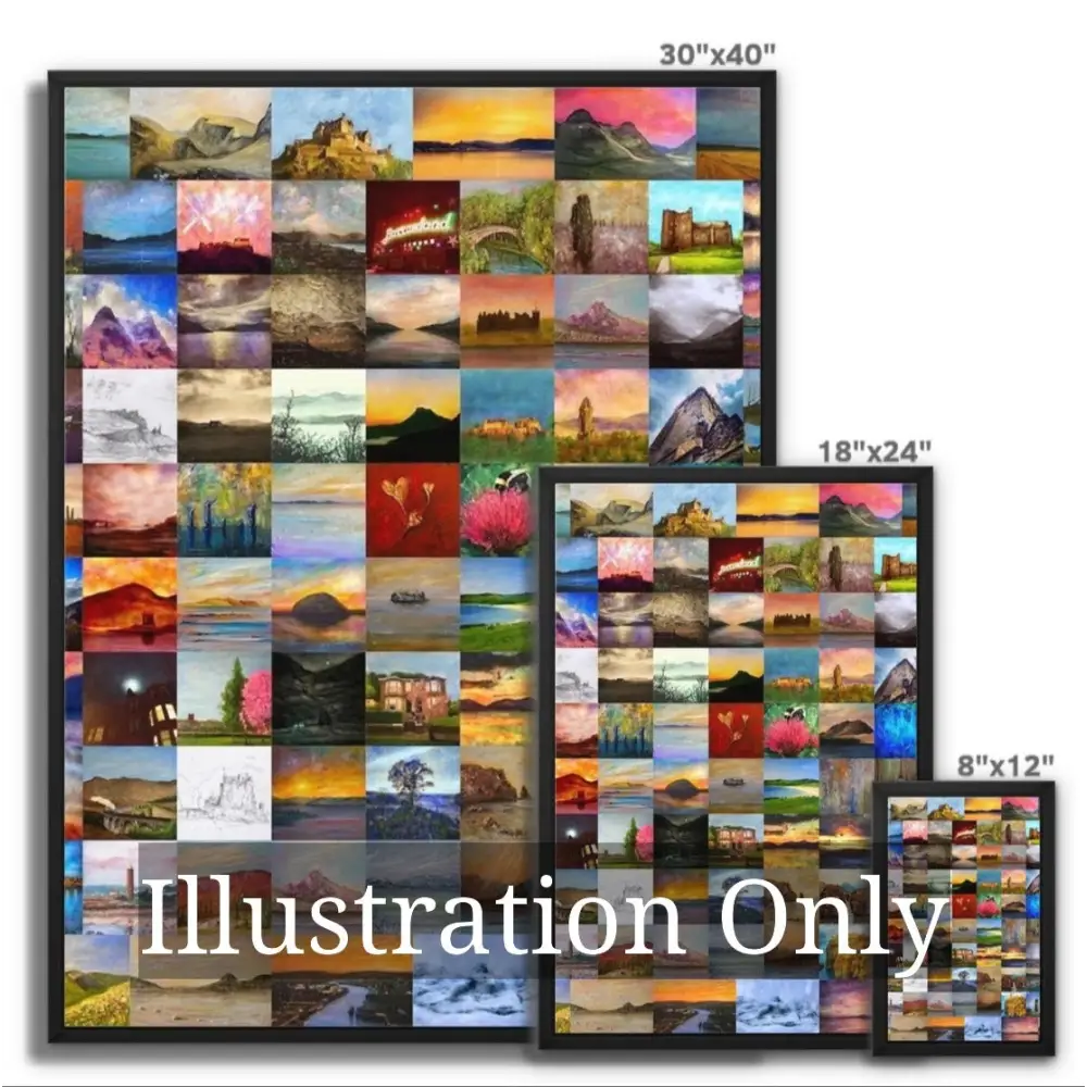 Framed Canvas Prints with Picture Frame