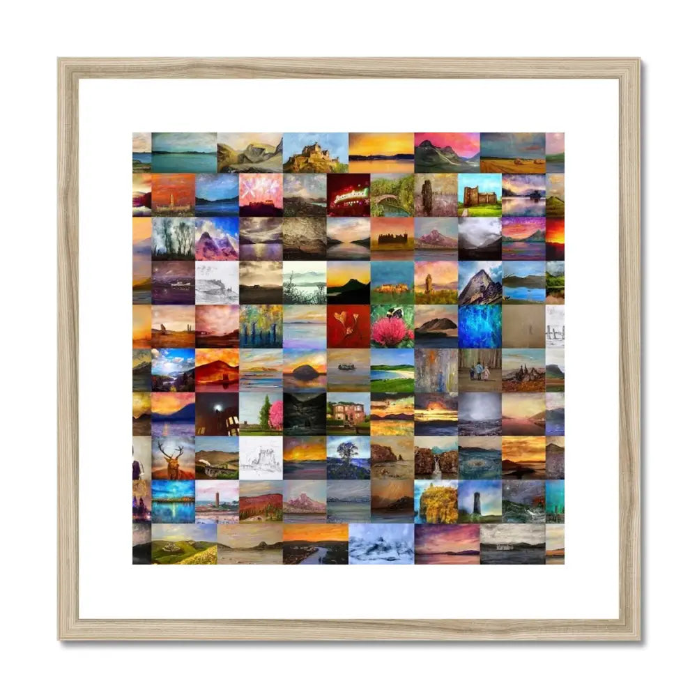 Wood Framed Print with Satin Finish