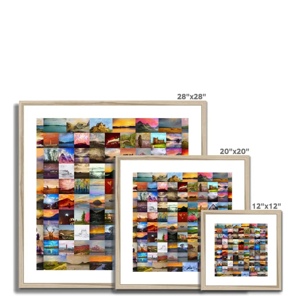 Wood Framed Print with Satin Finish