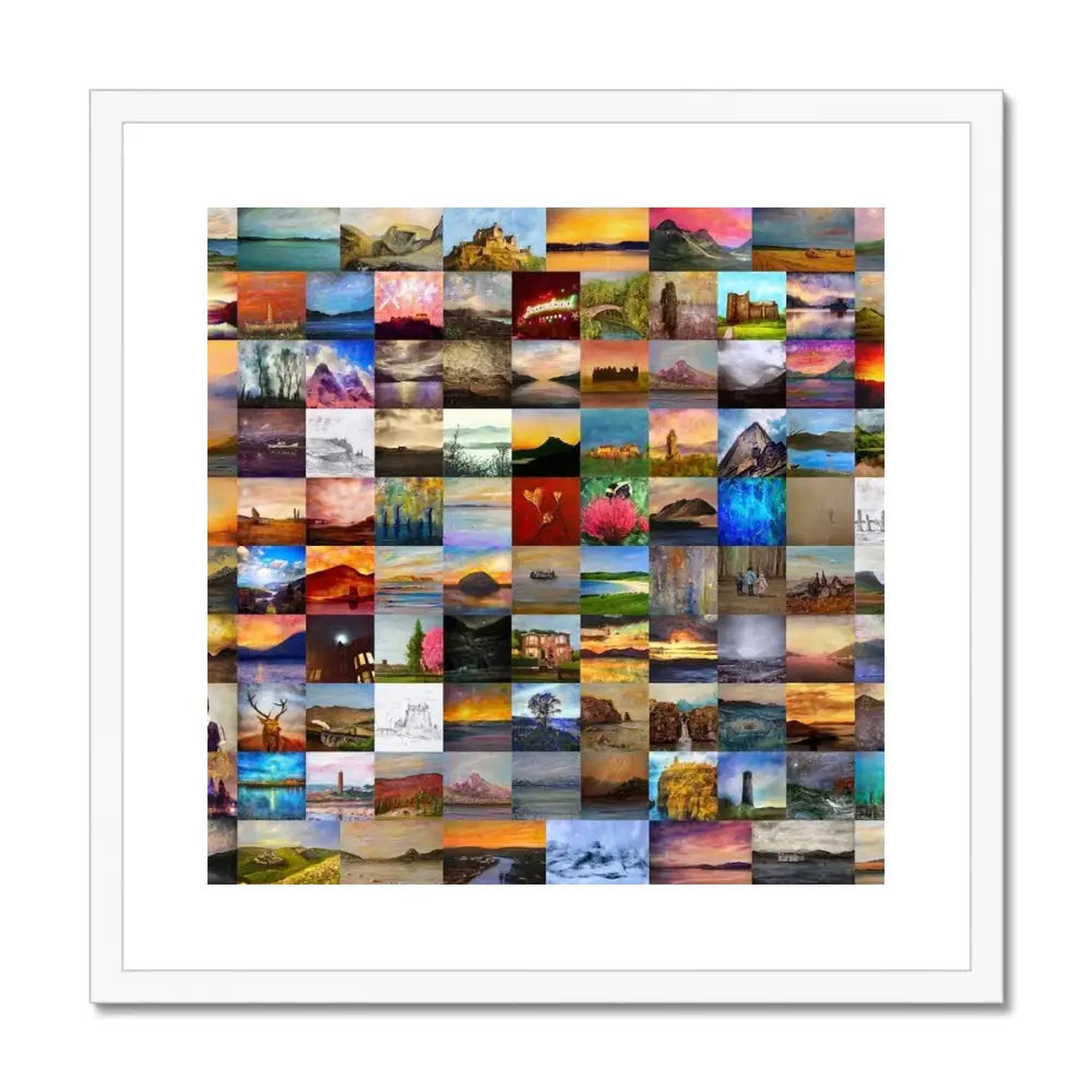 Wood Framed Print with Satin Finish