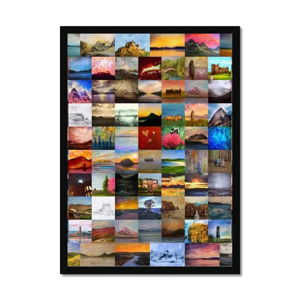 Wood Framed Print with Satin Finish