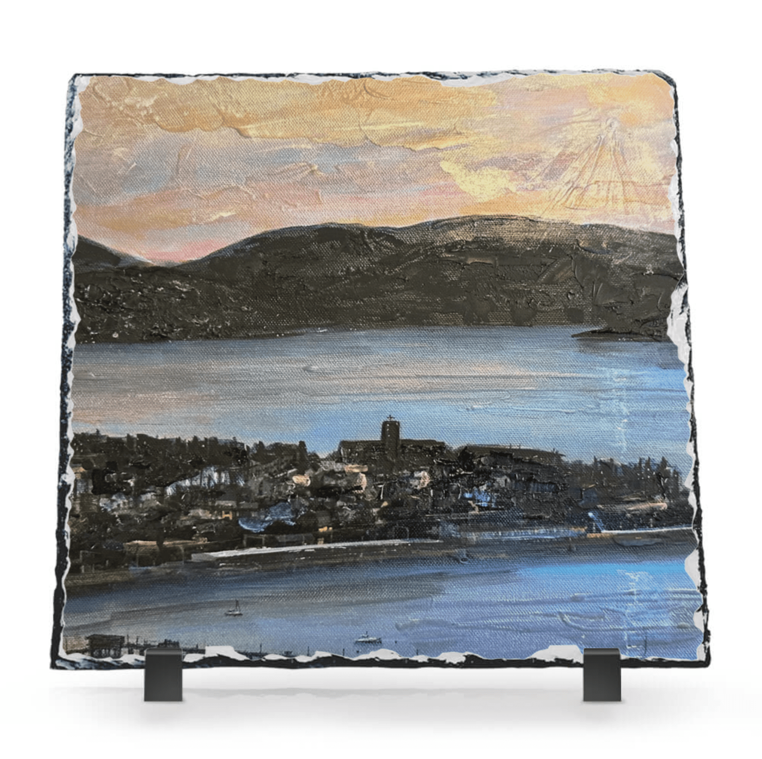 From Lyle Hill Slate Art-Slate Art-River Clyde Art Gallery-Paintings, Prints, Homeware, Art Gifts From Scotland By Scottish Artist Kevin Hunter