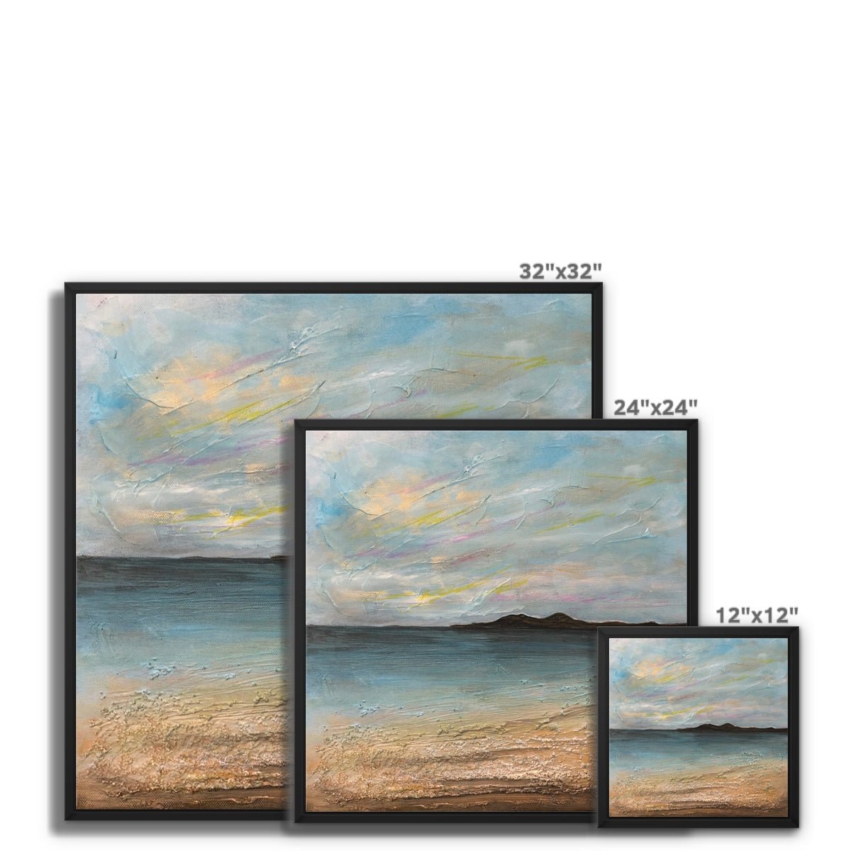 Garrynamonie Beach South Uist Painting | Framed Canvas Prints From Scotland