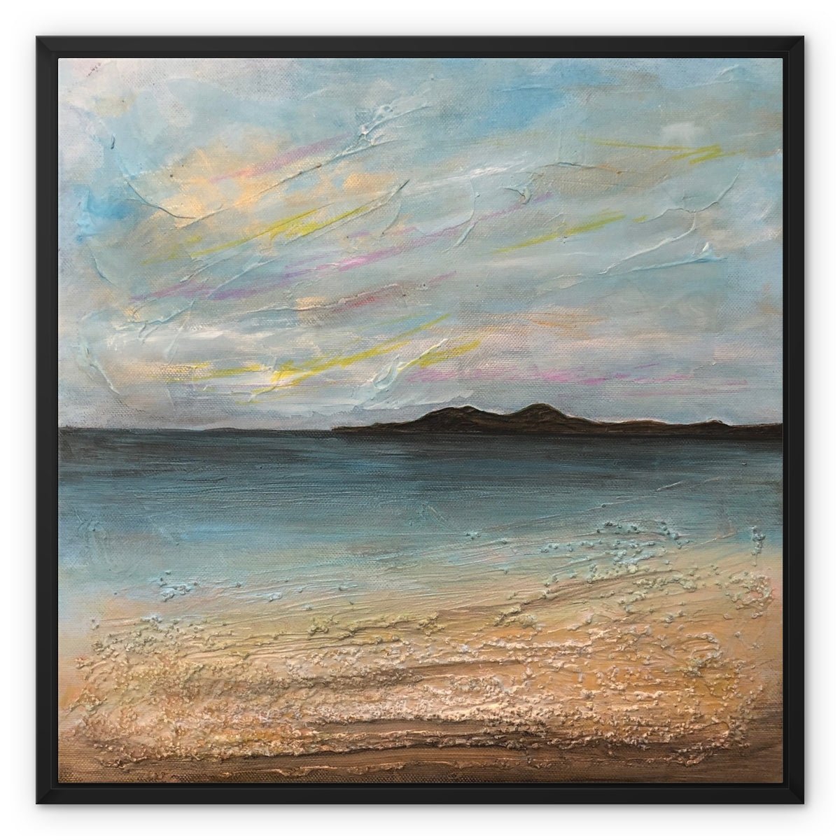 Garrynamonie Beach South Uist Painting | Framed Canvas Prints From Scotland