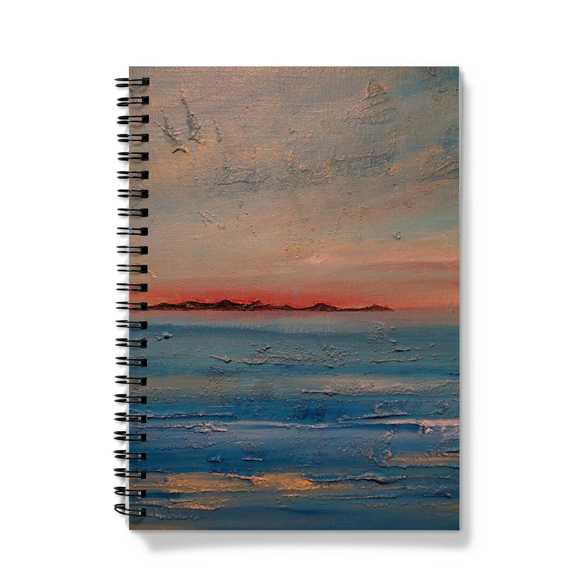 Gigha Sunset Art Gifts Notebook