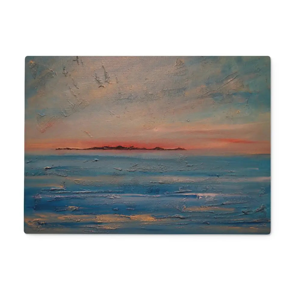 Gigha Sunset Glass Chopping Board