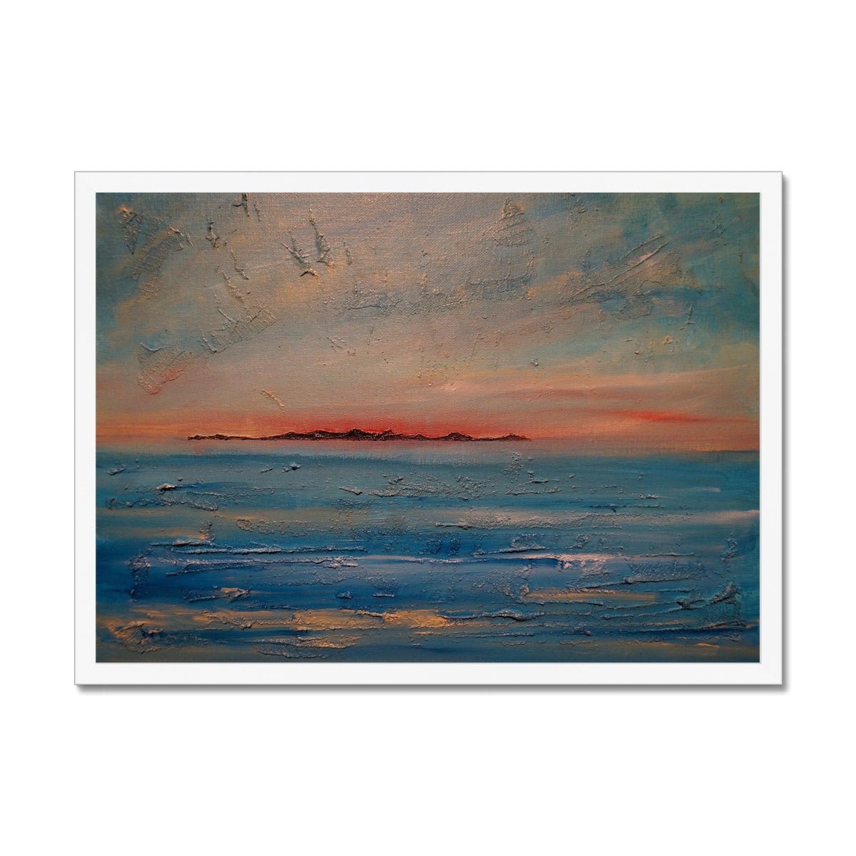 Gigha Sunset Painting | Framed Prints From Scotland