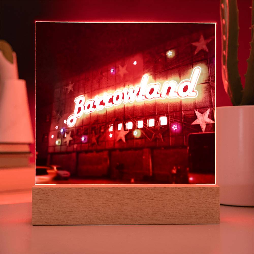 Glasgow Barrowlands illuminated Neon Acrylic Art Plaque