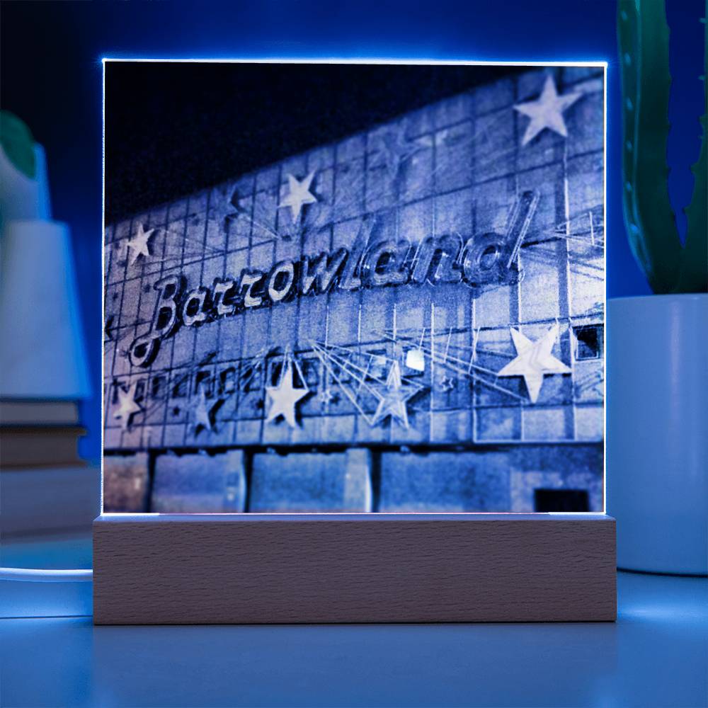 Glasgow Barrowlands Shows Over illuminated Neon Acrylic Art Plaque