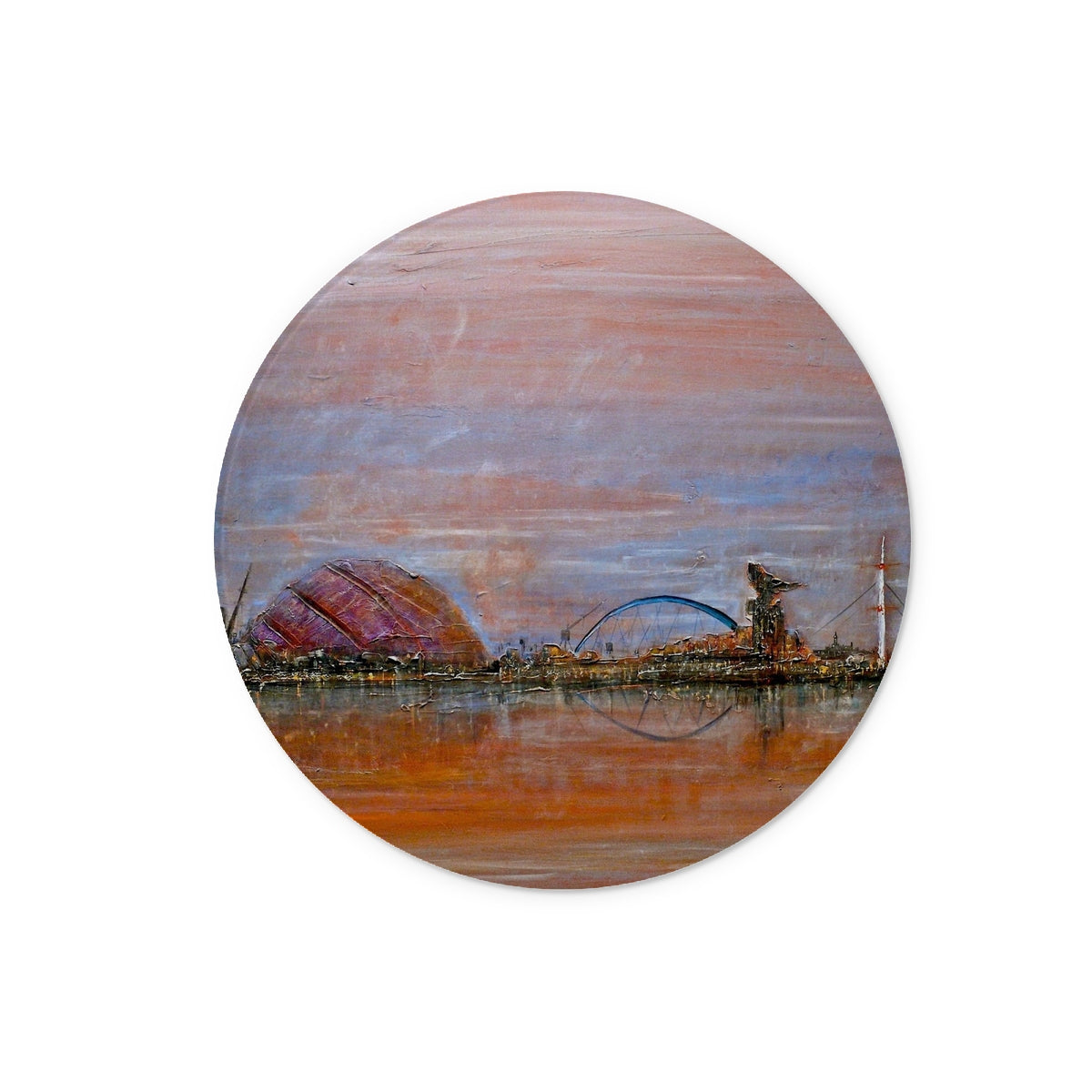 Glasgow Harbour Art Gifts Glass Chopping Board