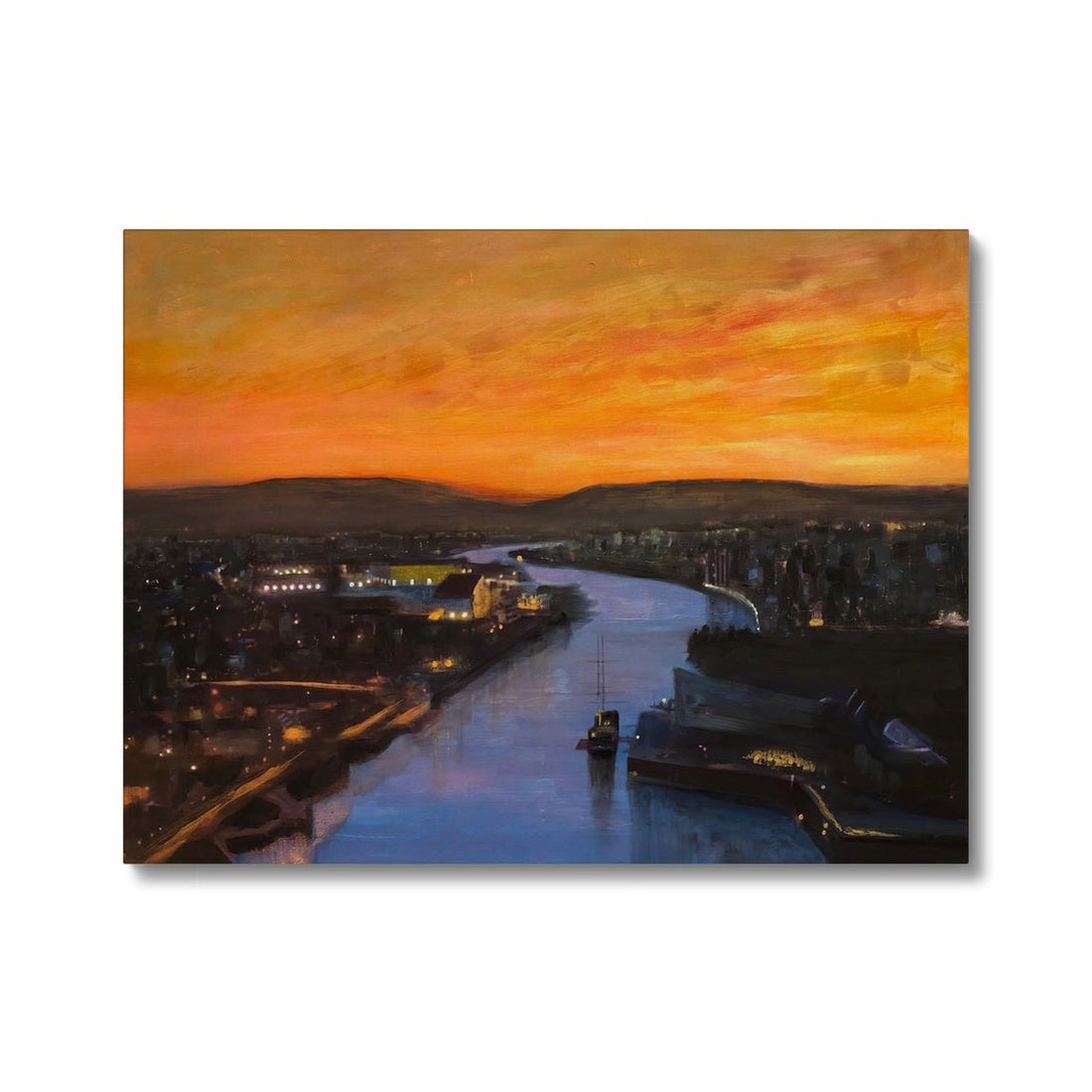 Glasgow Harbour Looking West Canvas