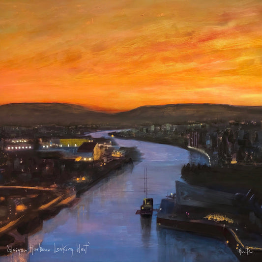 Glasgow Harbour Looking West | Scotland In Your Pocket | Scottish Art Gifts