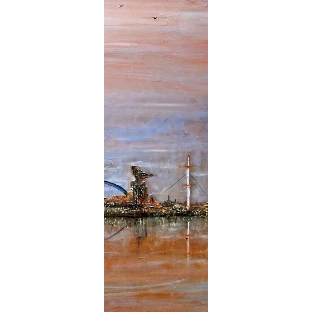 Glasgow Harbour Triptych - Scottish Statement Interior Wall Art - Edinburgh & Gallery Scotland