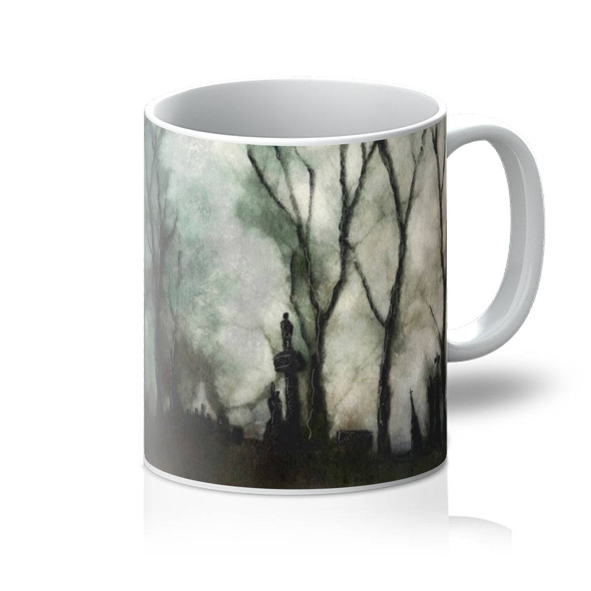 Glasgow Necropolis Moonlight Art Gifts Mug