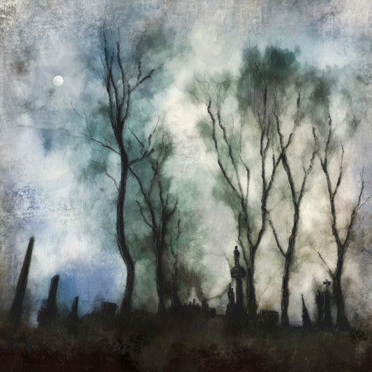 Glasgow Necropolis Moonlight | Scotland In Your Pocket | Scottish Art Gifts