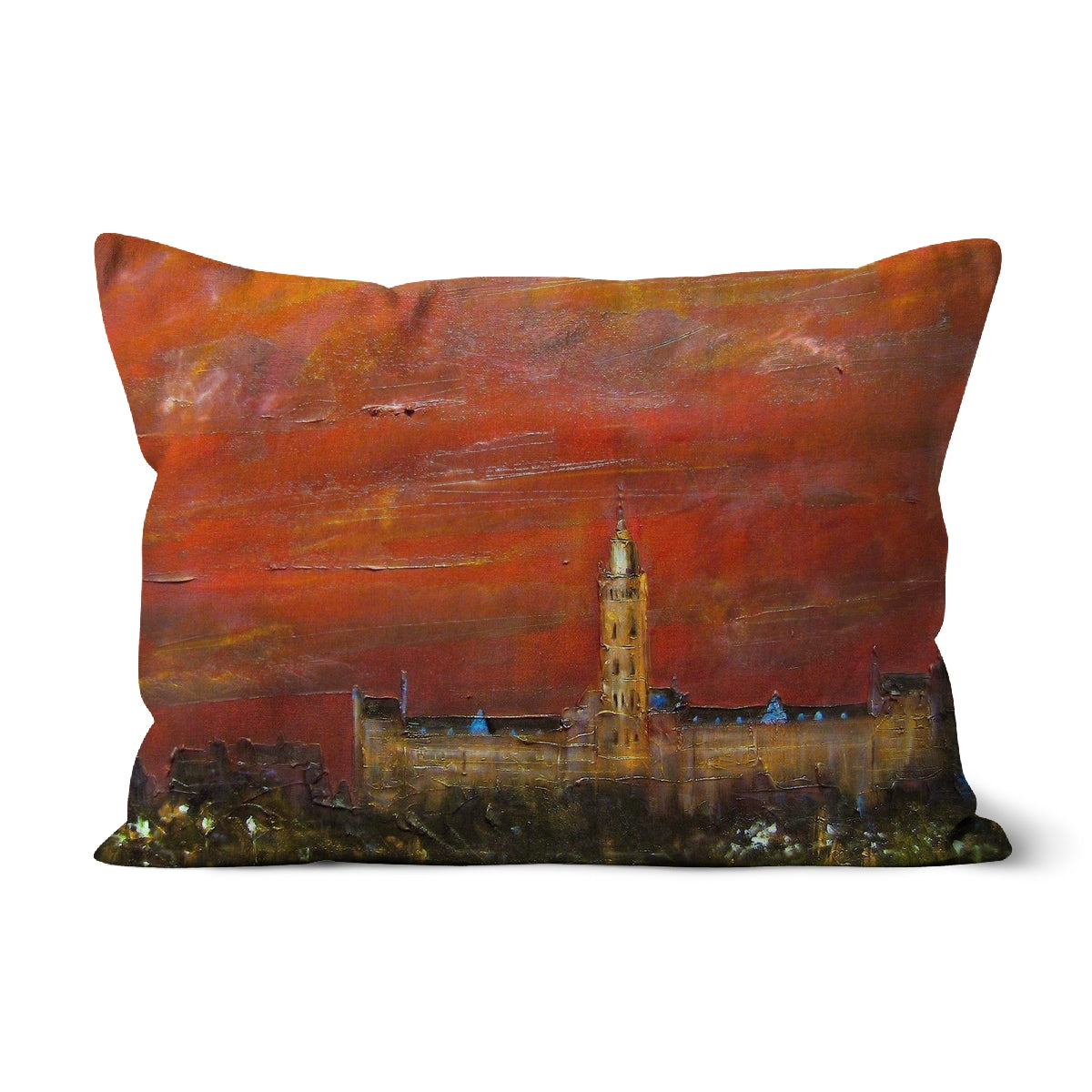 Glasgow University Dusk Cushion.