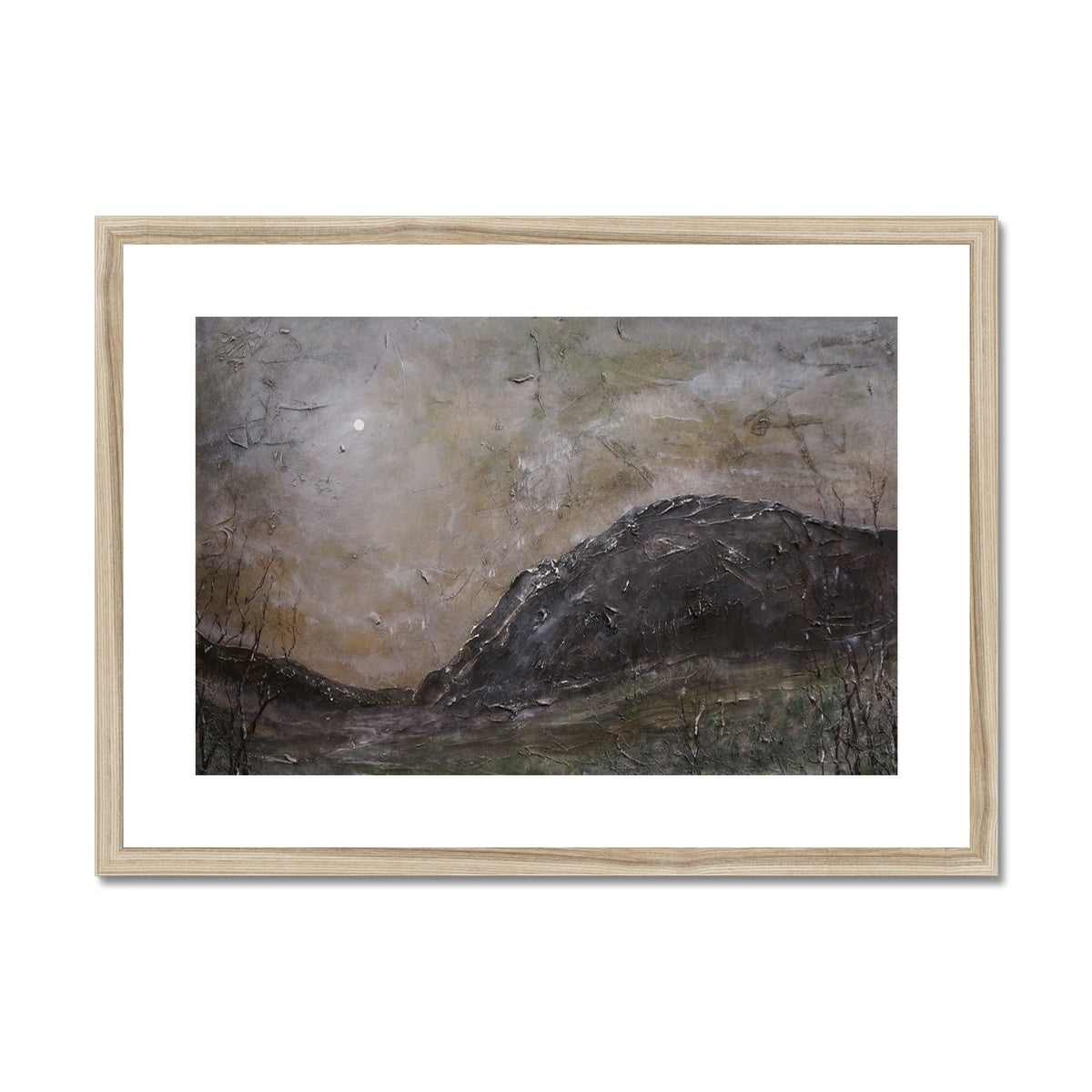 Glen Nevis Moonlight Painting | Framed & Mounted Prints From Scotland