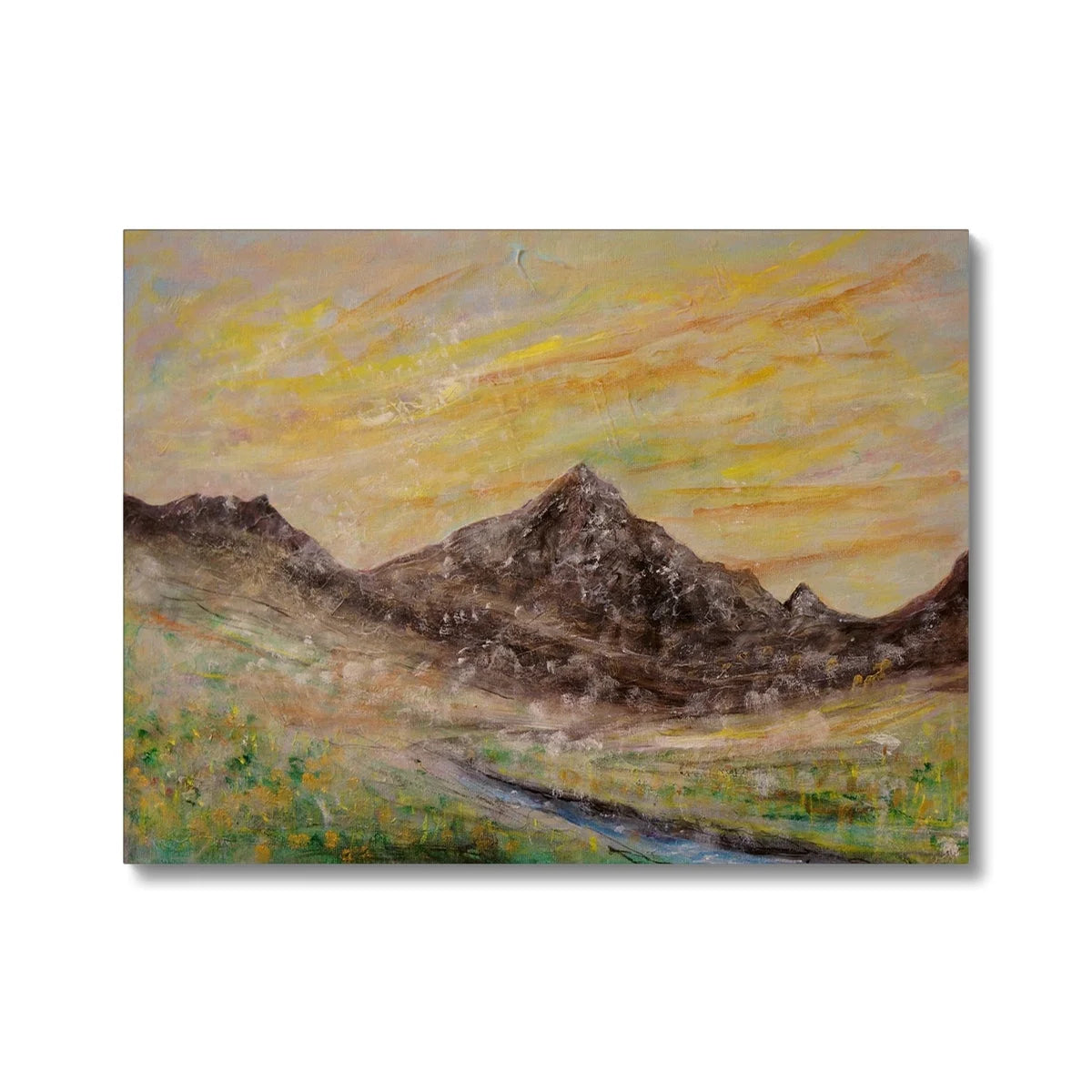 Glen Rosa Arran Original Landscape Painting on Canvas - Art Gallery Scotland Worldwide Shipping Scottish by Artist Hunter Featuring