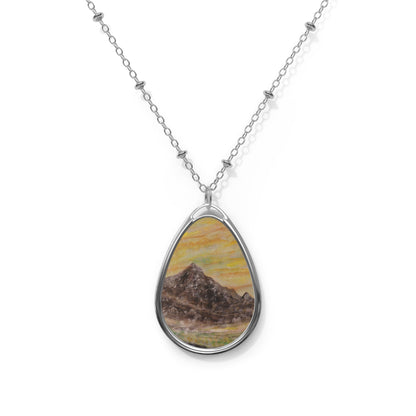 Glen Rosa Mist Arran Art Necklace | Scottish Art Gifts
