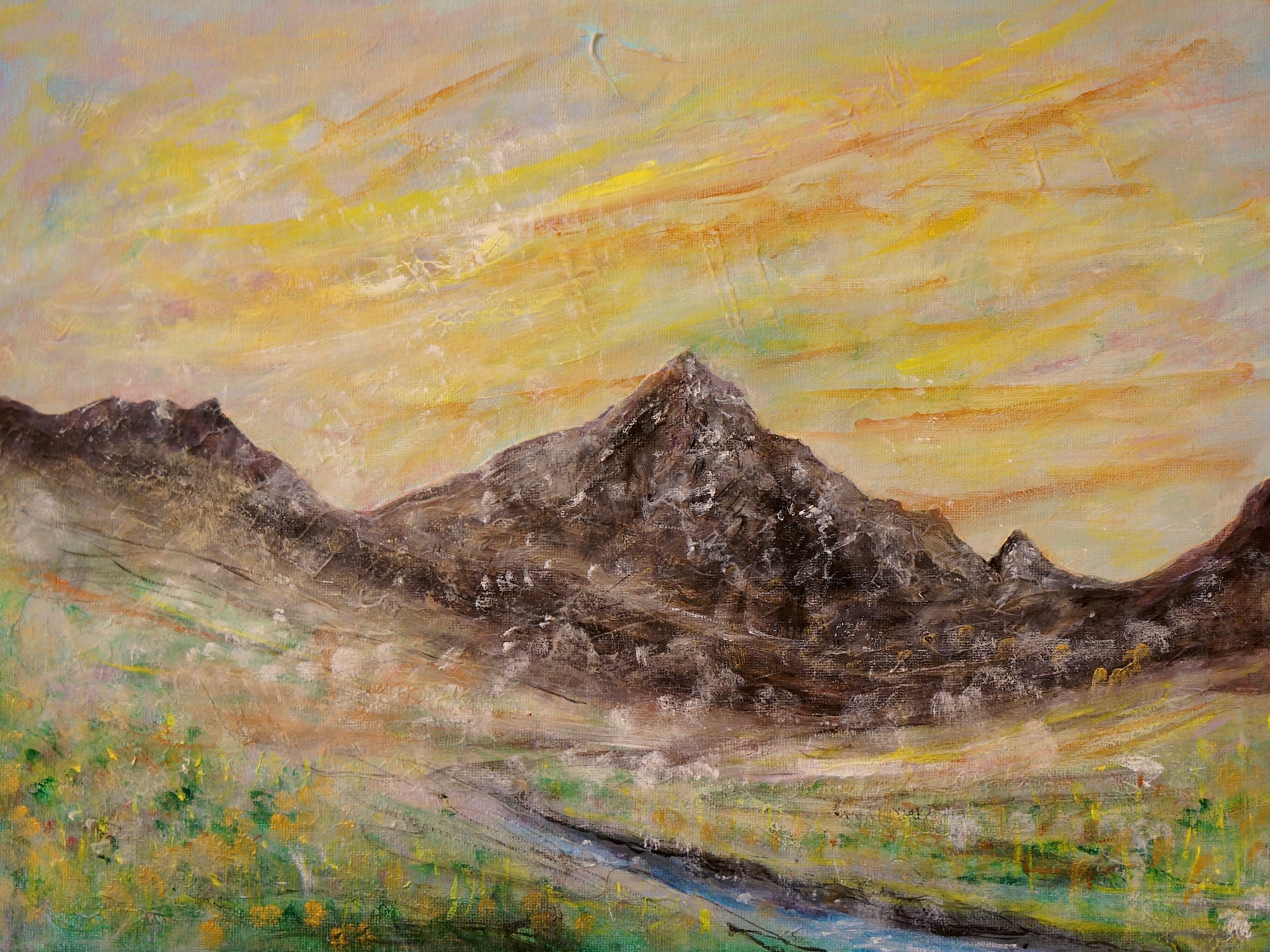 Glen Rosa Mist Art Prints.
