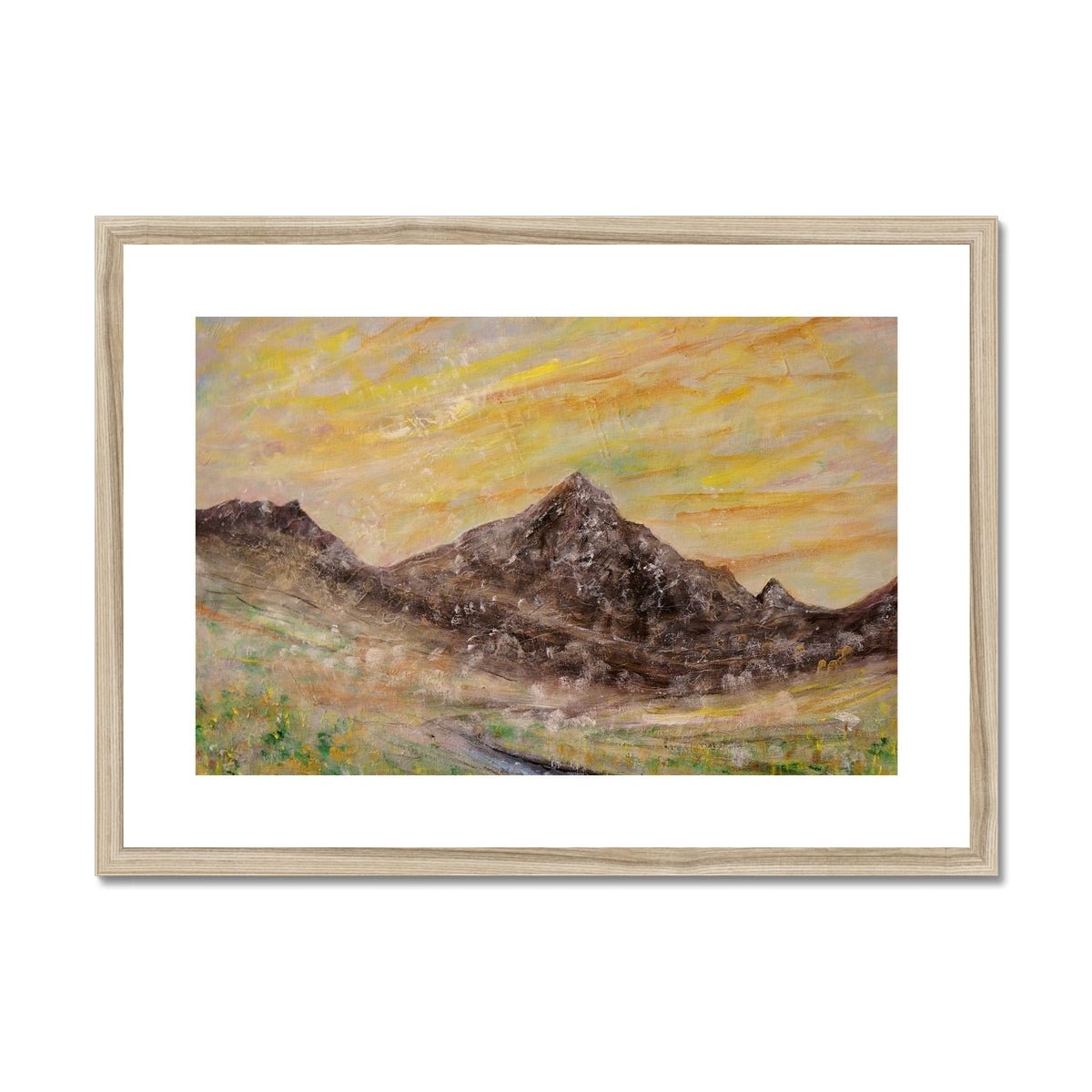 Glen Rosa Mist Painting | Framed & Mounted Prints From Scotland