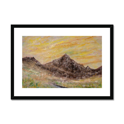 Glen Rosa Mist Painting | Framed &amp; Mounted Prints From Scotland