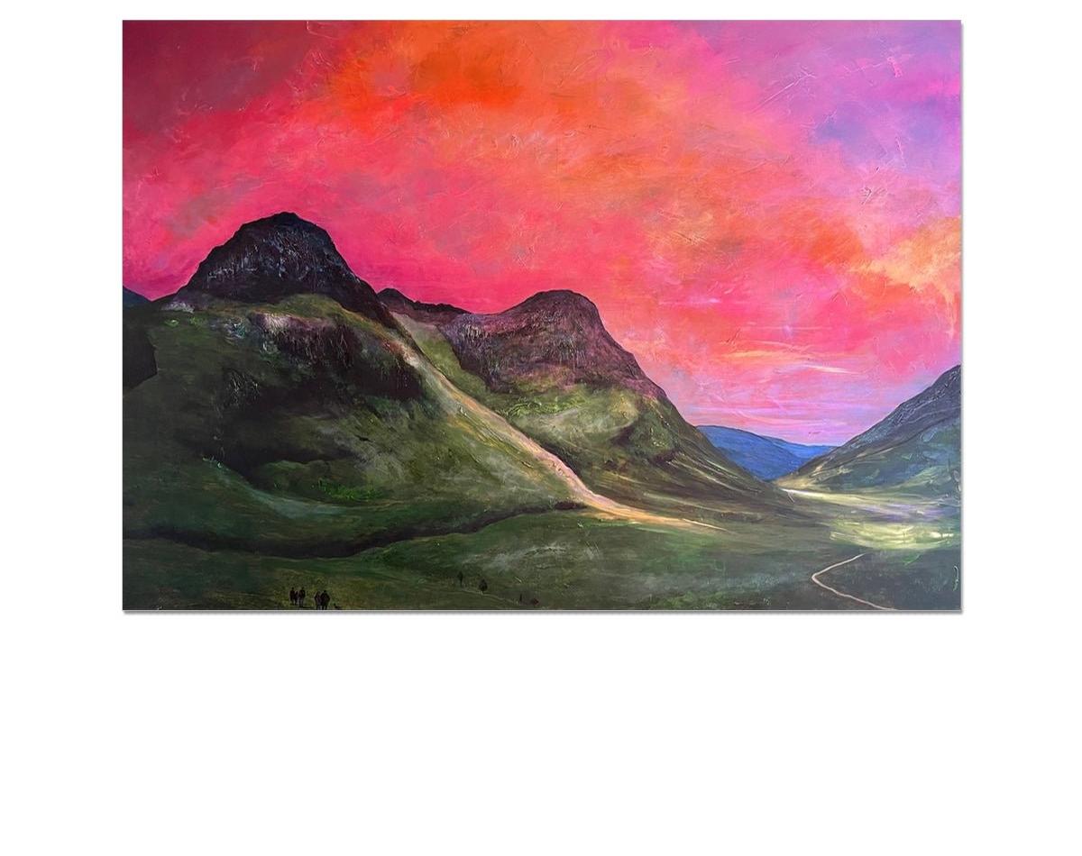 Glencoe Dusk-art-painting-scotland