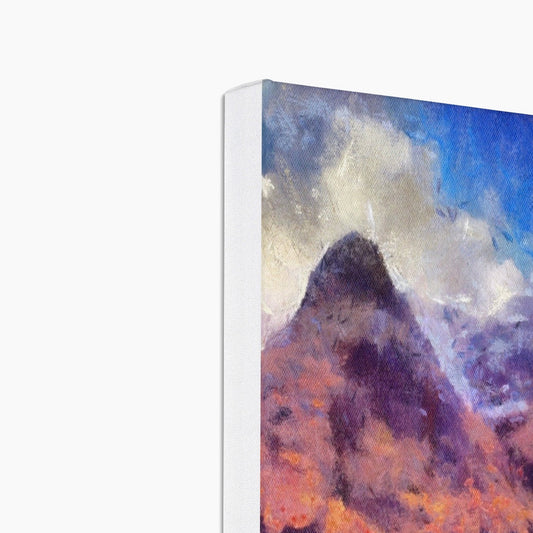 Glencoe Eco Art Canvas Print | Scottish Art Gifts
