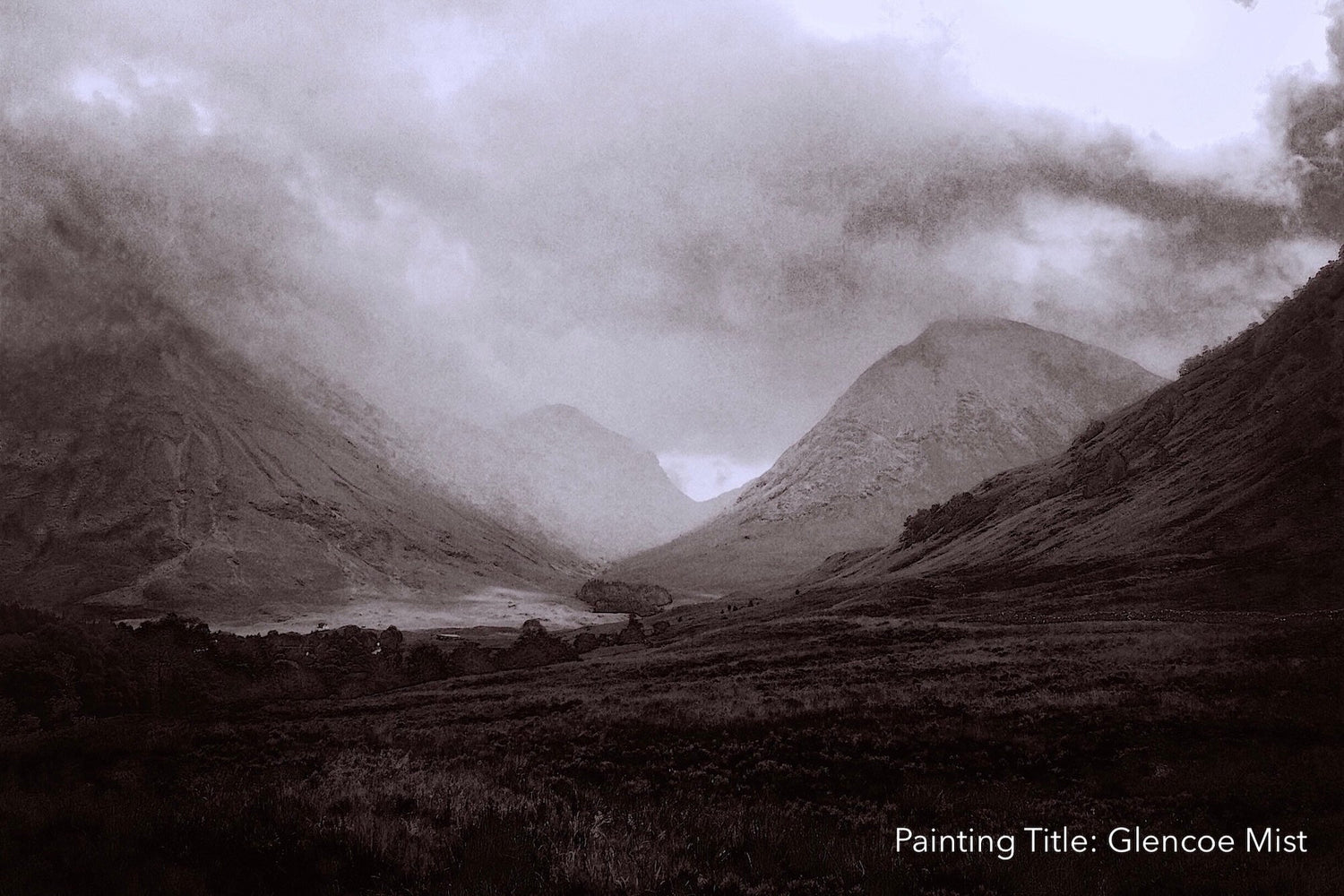 Glencoe Landscape Canvas Art Prints From Scotland-Glencoe Art Gallery