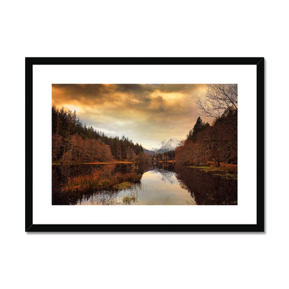 Glencoe Lochan Dusk Scottish Landscape Photography | Framed &amp; Mounted Prints From Scotland