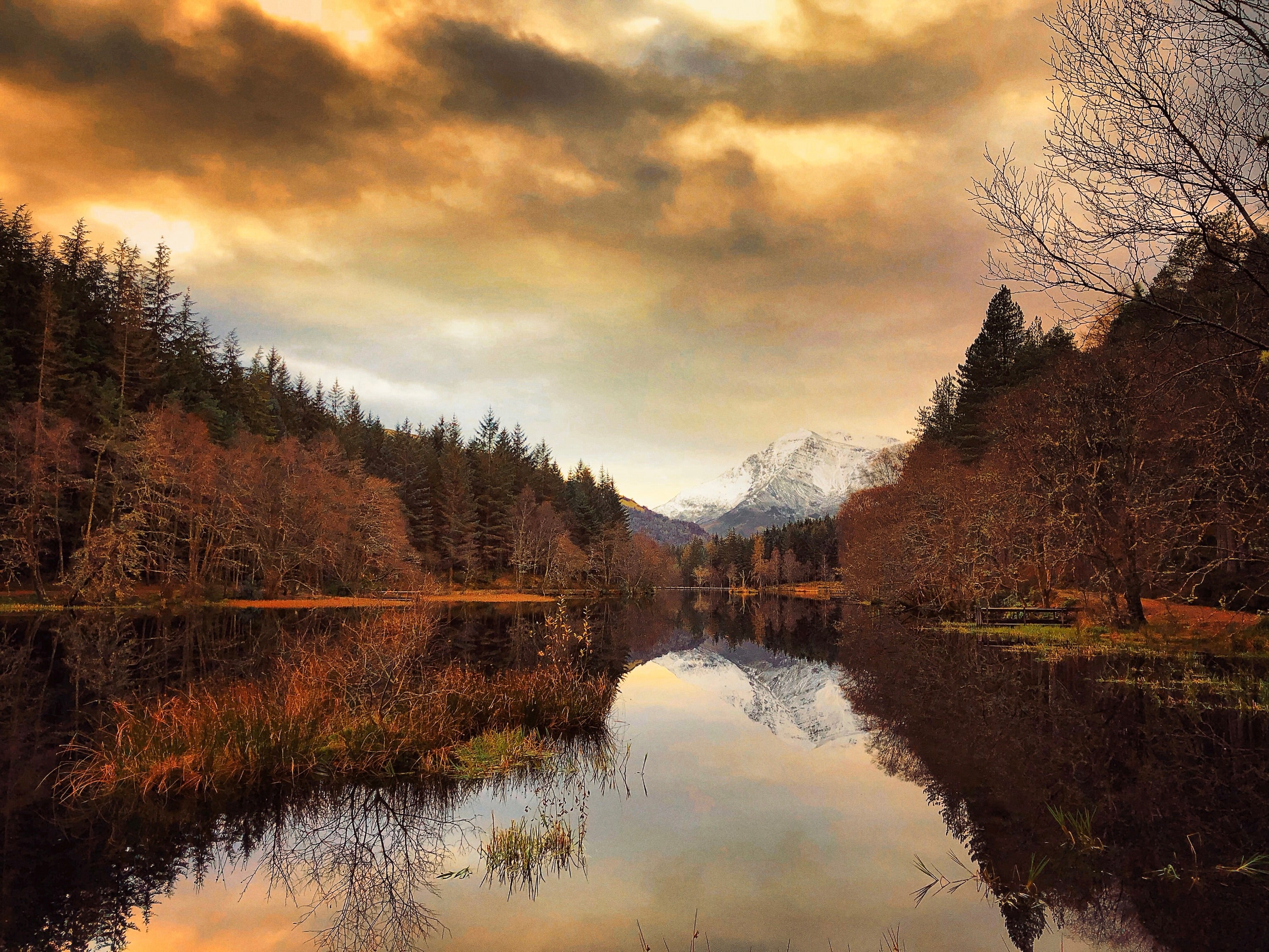 Glencoe Lochan Dusk Photography Prints