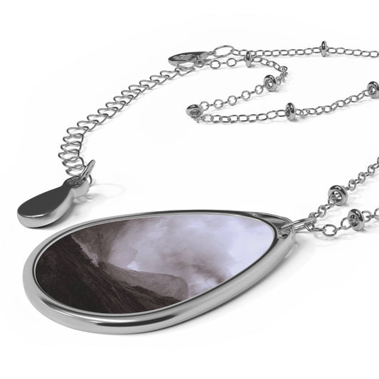 Glencoe Mist Art Necklace | Scottish Art Gifts