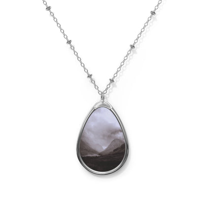Glencoe Mist Art Necklace | Scottish Art Gifts