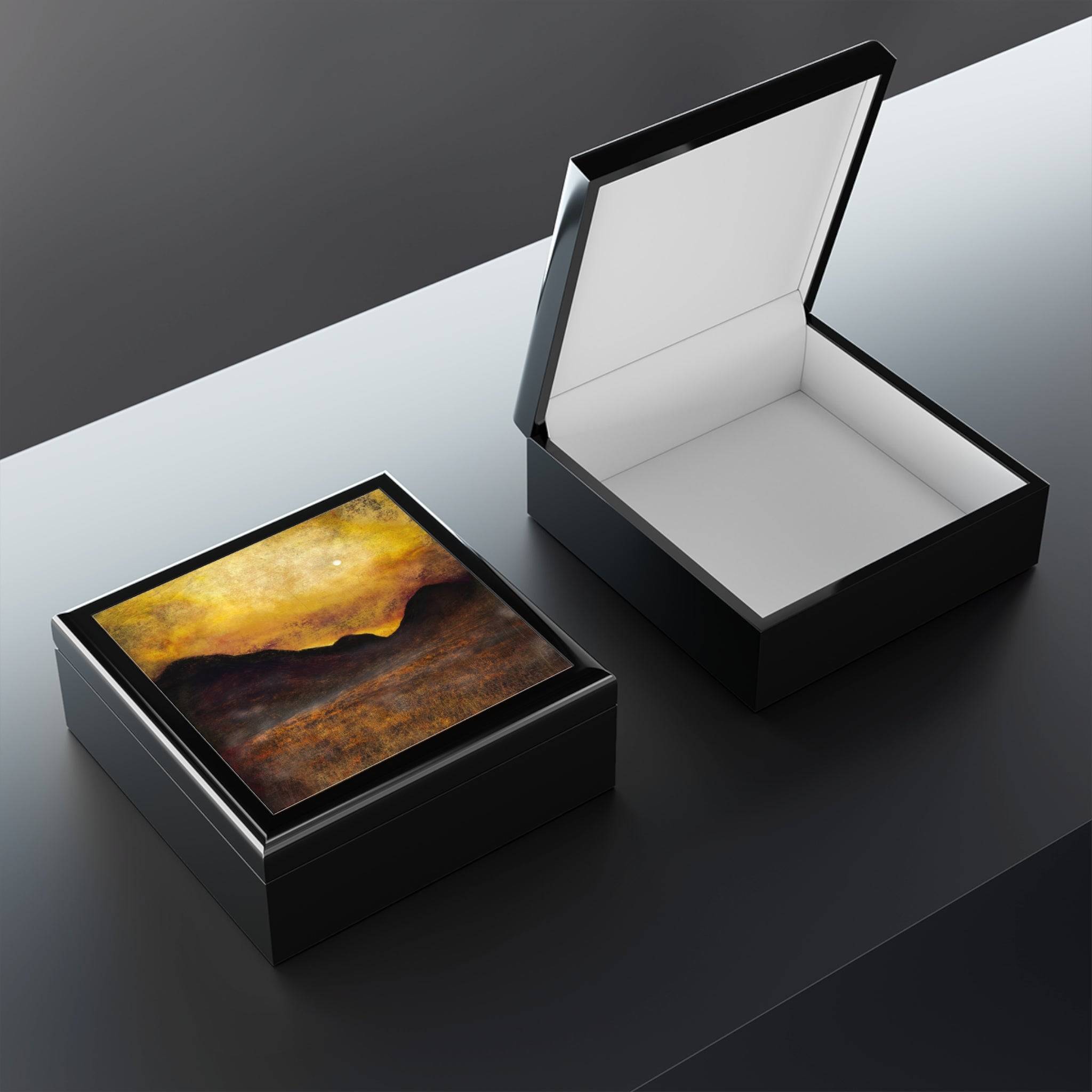 Glencoe Moonlight | Art Jewelry Box | Scotland