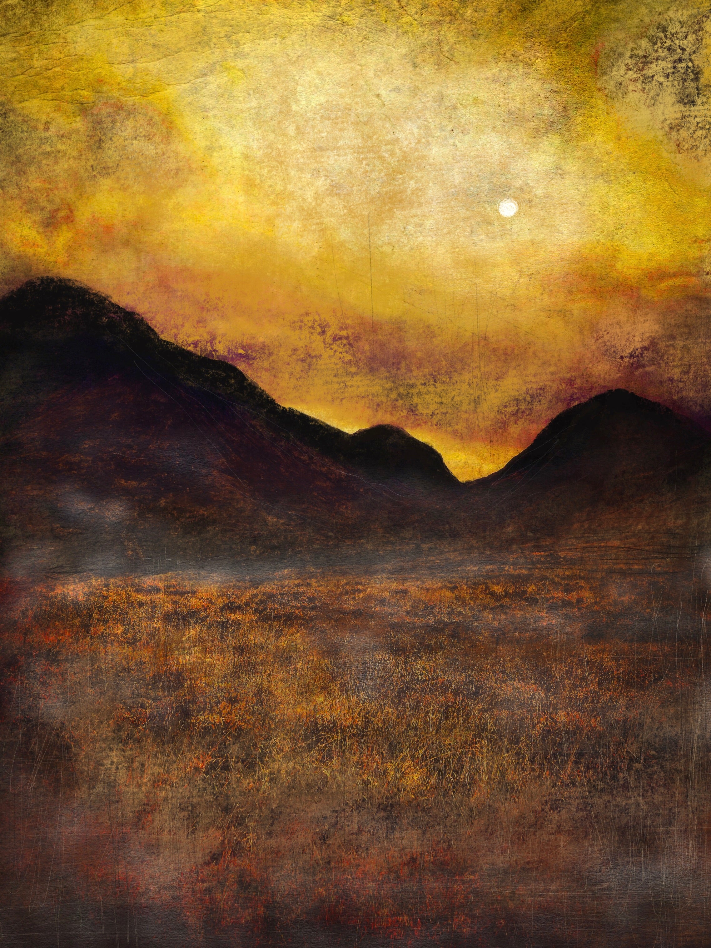 Glencoe Moonlight Art Prints