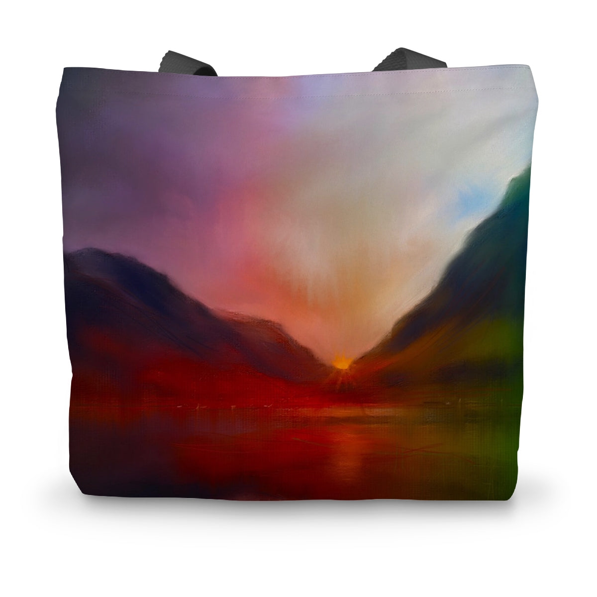 Glencoe Sunset Art Gifts Canvas Tote Bag