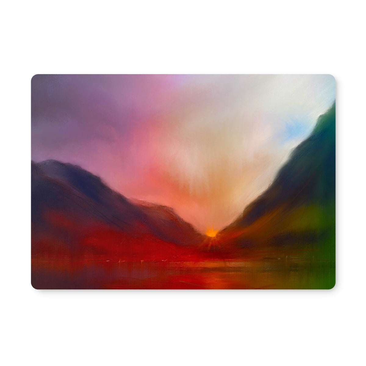 Glencoe Sunset Art Gifts Placemat