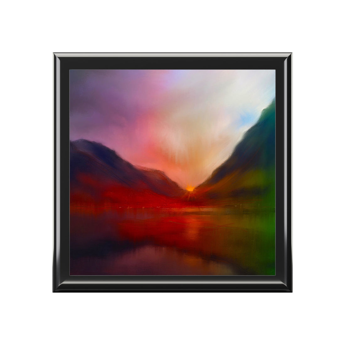 Glencoe Sunset | Art Jewellery Box | Scotland