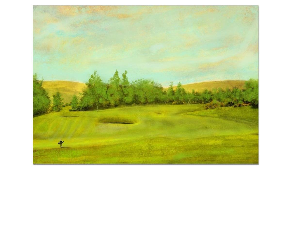 Gleneagles King's Golf Course, The 1st Painting-art-painting-scotland