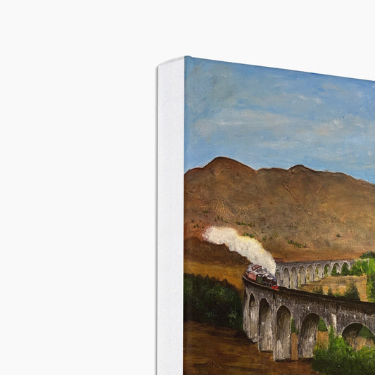 Glenfinnan Viaduct Eco Art Canvas Print Print | Scottish Art Gifts
