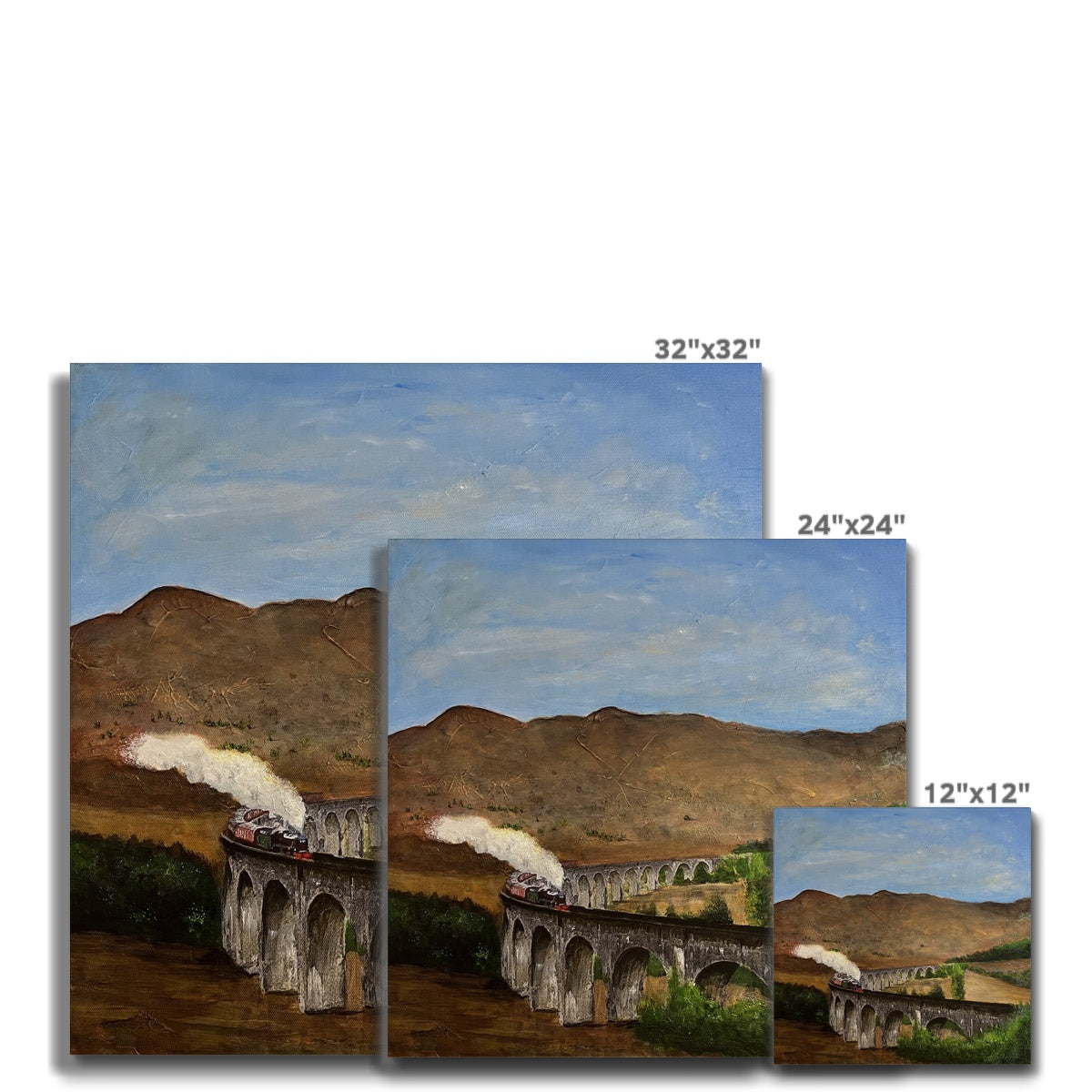 Glenfinnan Viaduct Painting | Canvas From Scotland