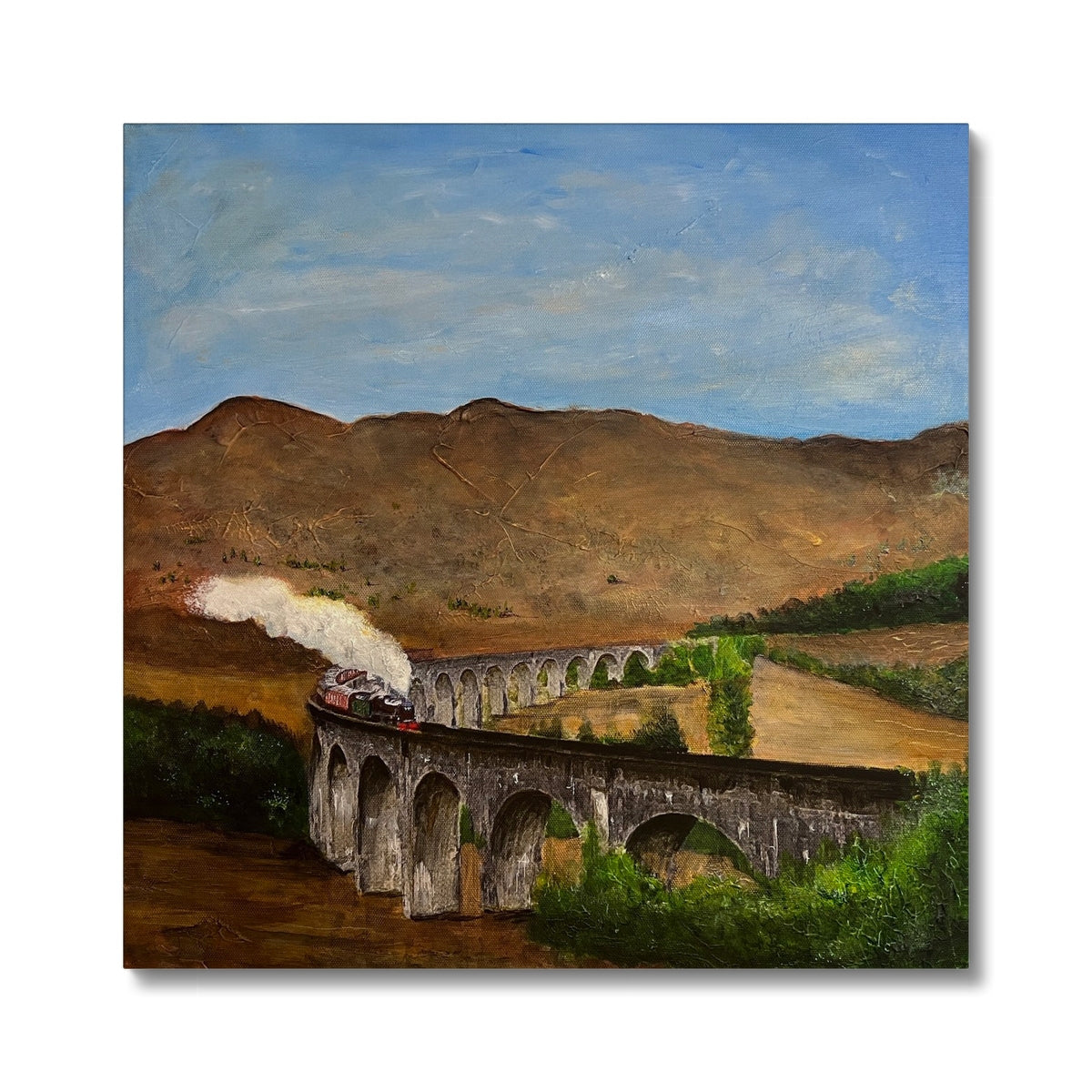 Glenfinnan Viaduct Painting | Canvas From Scotland