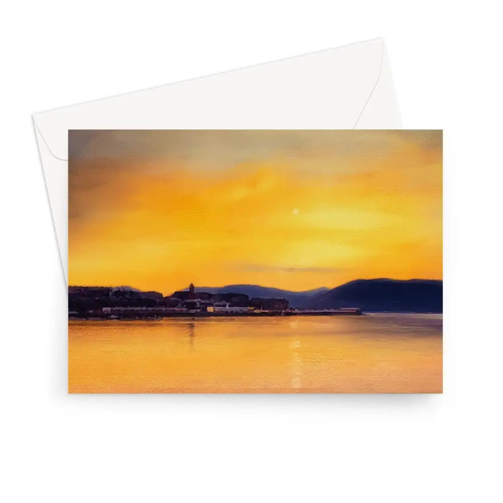 Cardwell Bay Greeting Cards Scottish Art Gifts River Clyde